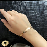 Stackable Bangle Bracelet (Rose Gold)
