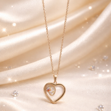 Dual Heart Embrace Necklace
