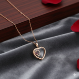 Dual Heart Embrace Necklace