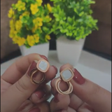 Triplet Ring Elegance earrings