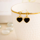 Gold-Trimmed Black Heart