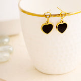 Gold-Trimmed Black Heart