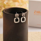 Modern Square Shine earrings
