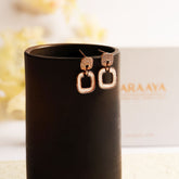 Modern Square Shine earrings