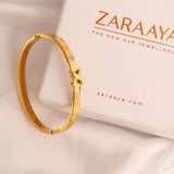 Interlocked Gold Bangle Kada