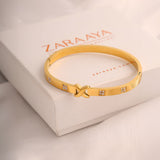 Interlocked Gold Bangle Kada