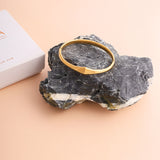 Unique Gold Bangle Bracelet