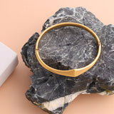 Unique Gold Bangle Bracelet