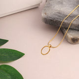 Majestic Oval Pendant Necklace