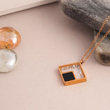 Dual Square Mystique Necklace
