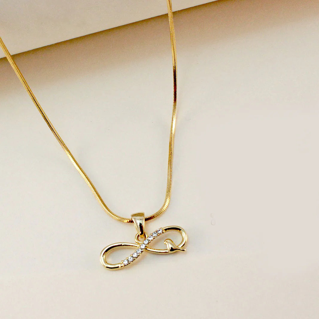 Infinity Wing Necklace