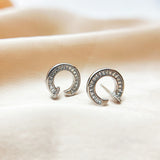 Silvery Euphony’ earrings