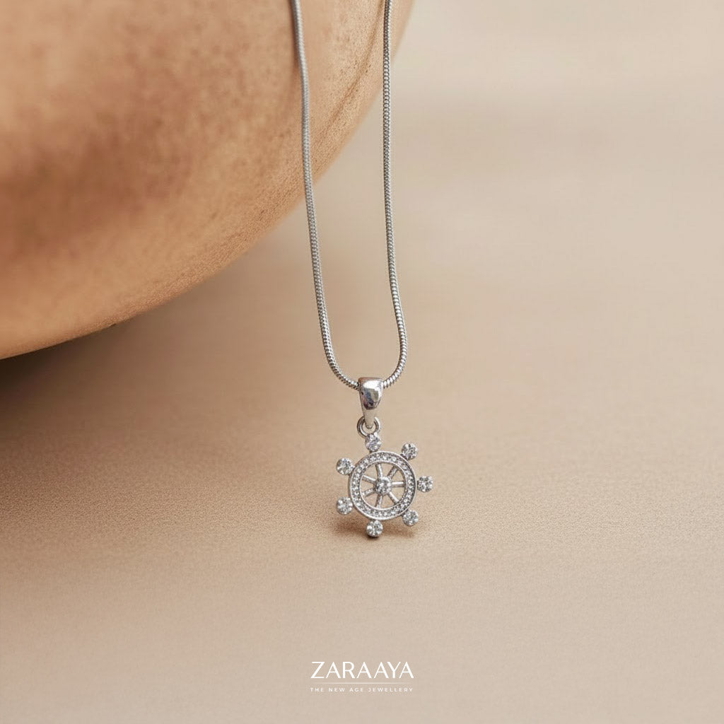 Nautical Charm Set ( Necklace + Earrings)