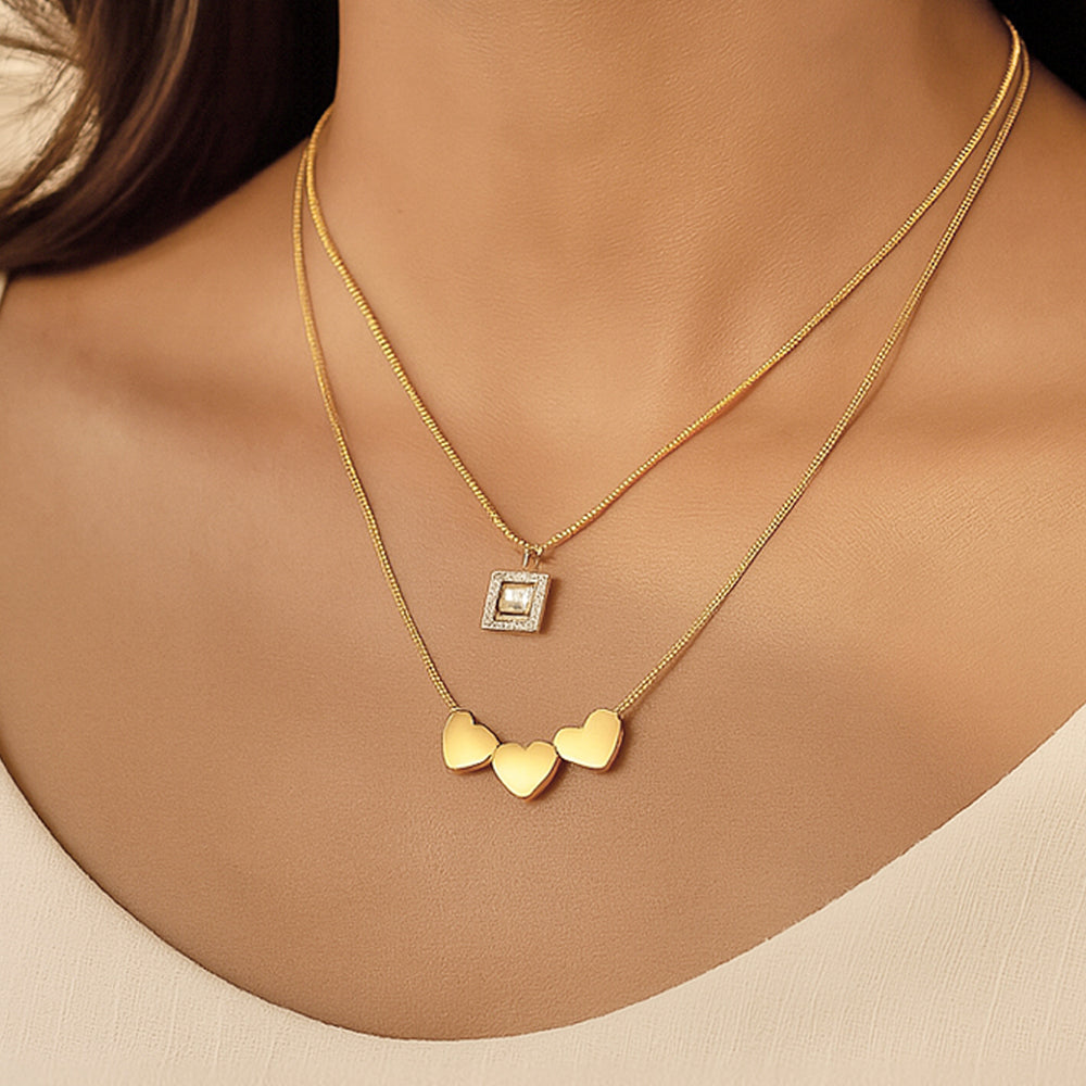 Heartbeats and Shimmers Necklace