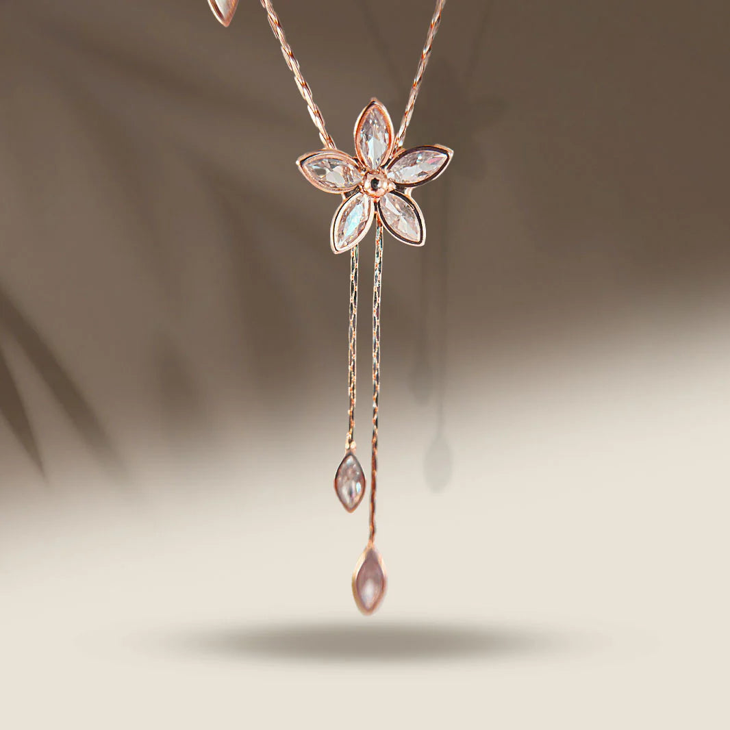 Eight Petal Bloom Necklace