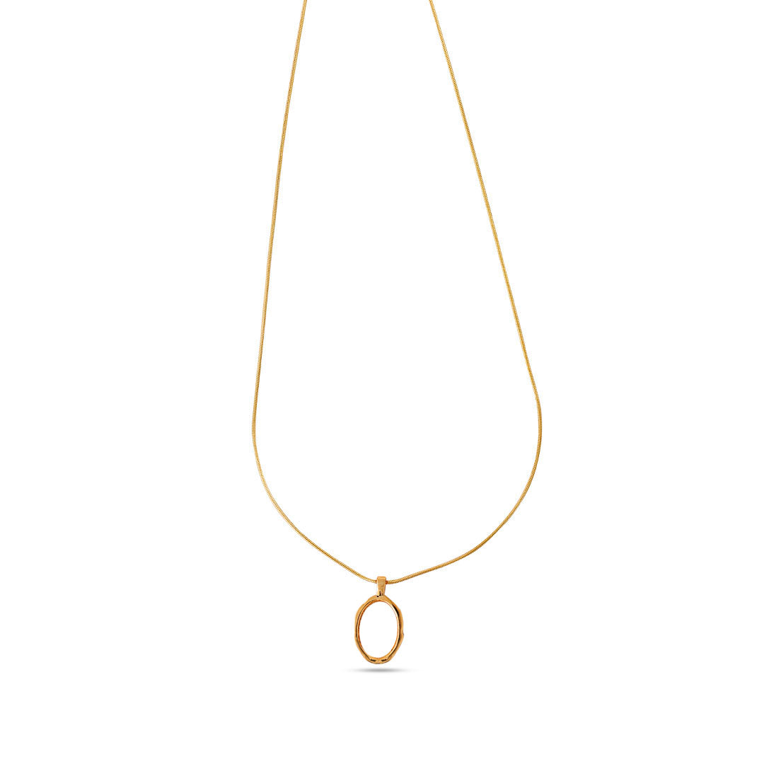 Majestic Oval Pendant Necklace