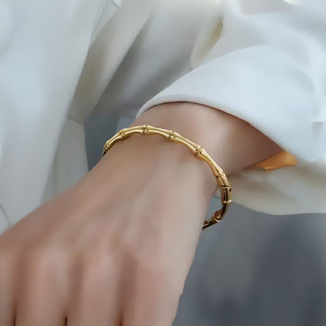 Eternal Bamboo Bangle Bracelet