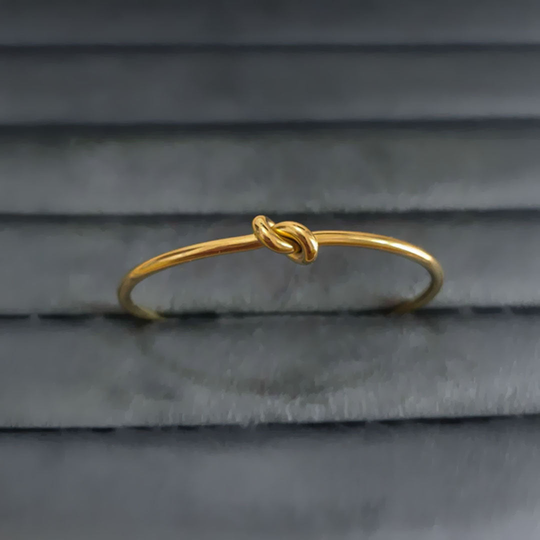 Promise Knot Bangle Bracelet