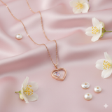 Dual Heart Embrace Necklace