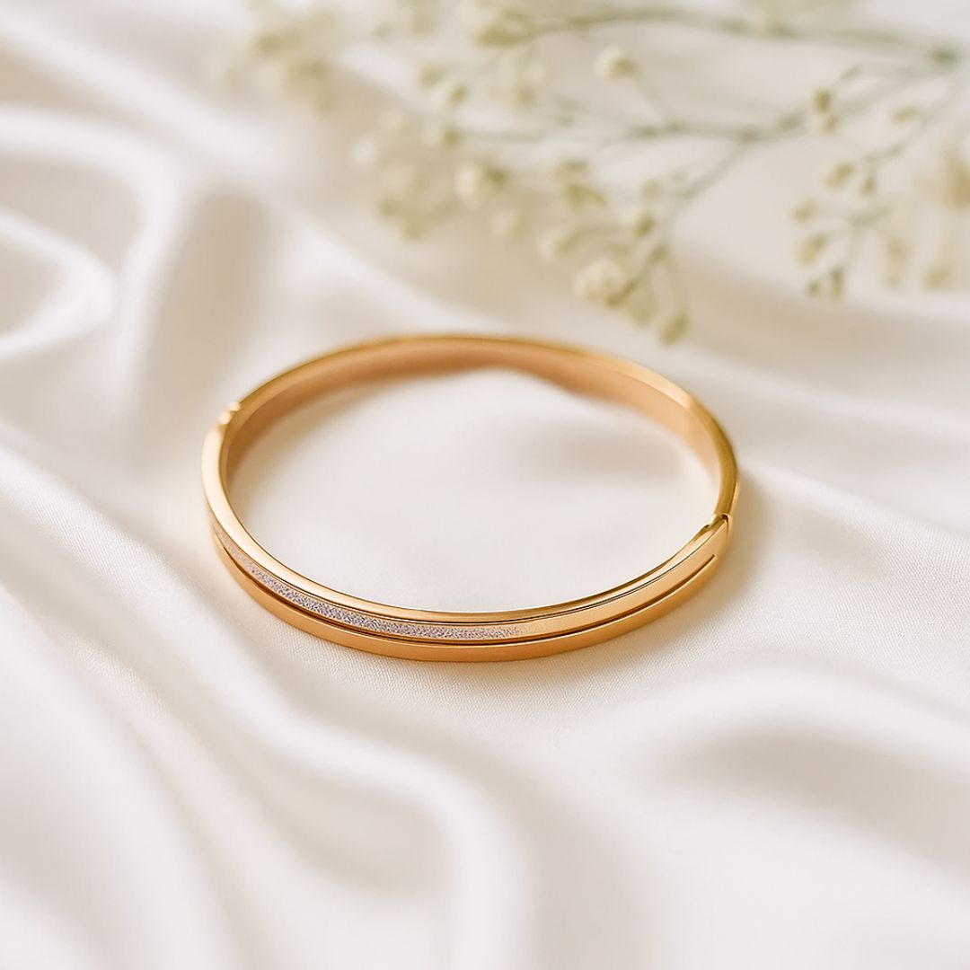Crystal line Bangle Kada