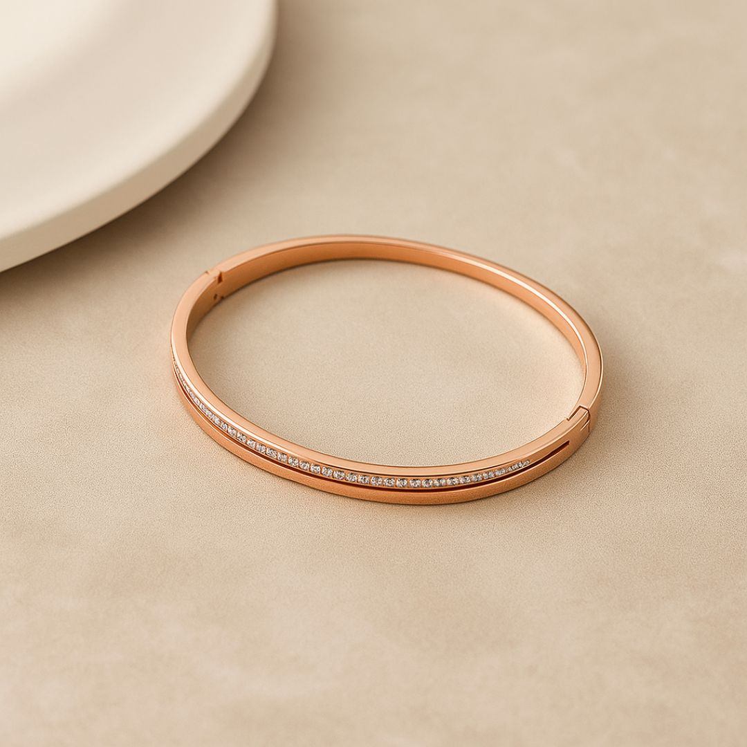 Crystal line Bangle Kada