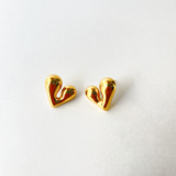 Chunky Heart Studs