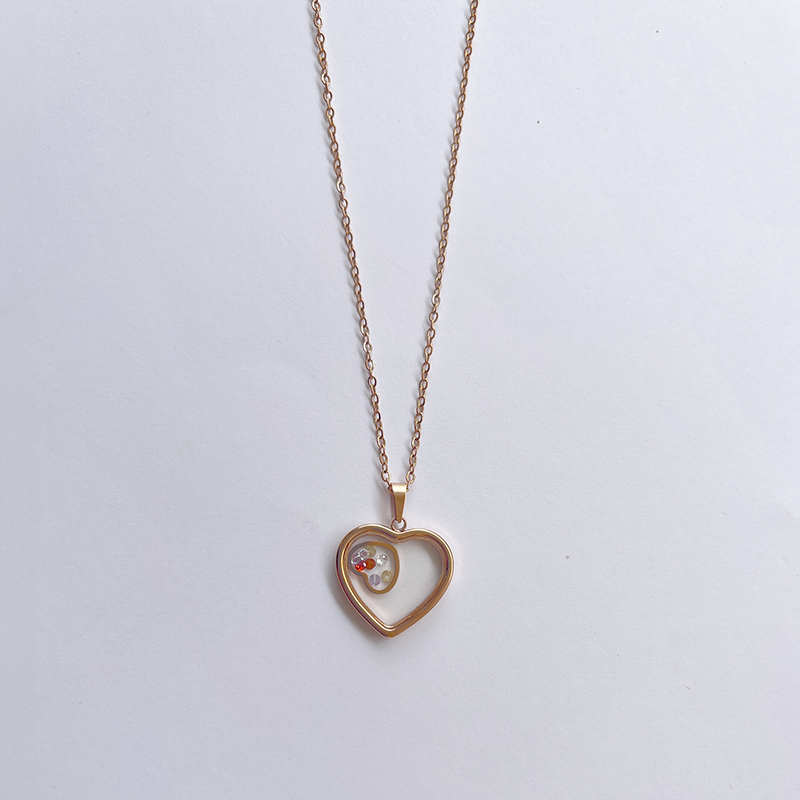 Dual Heart Embrace Necklace