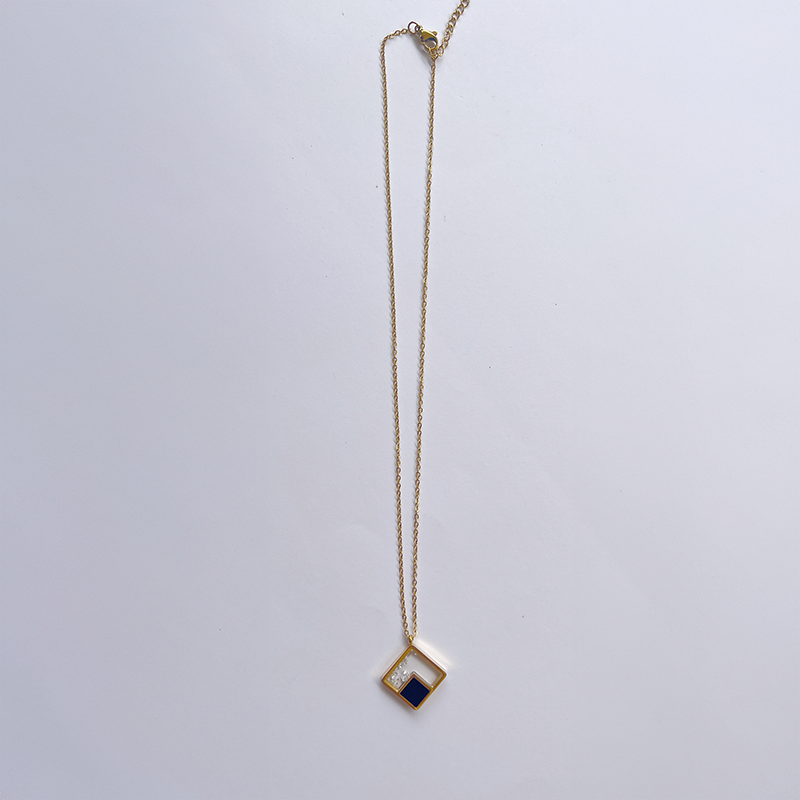 Dual Square Mystique Necklace