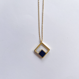 Dual Square Mystique Necklace