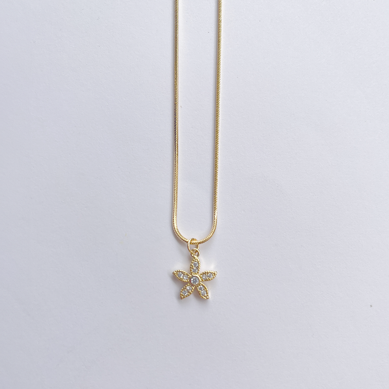 Golden Blossom Necklace