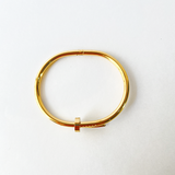 Gold Nail Bangle Kada