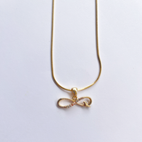 Infinity Wing Necklace