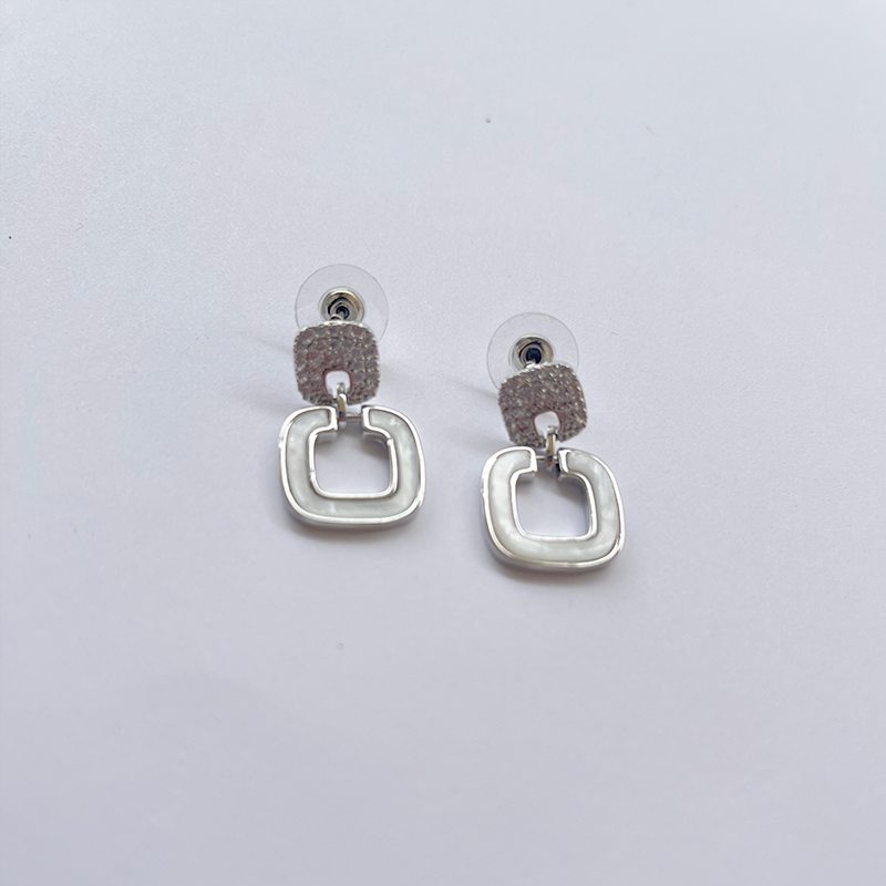 Modern Square Shine earrings