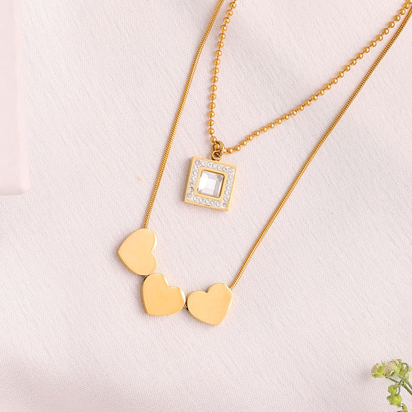 Heartbeats and Shimmers Necklace – zaraaya