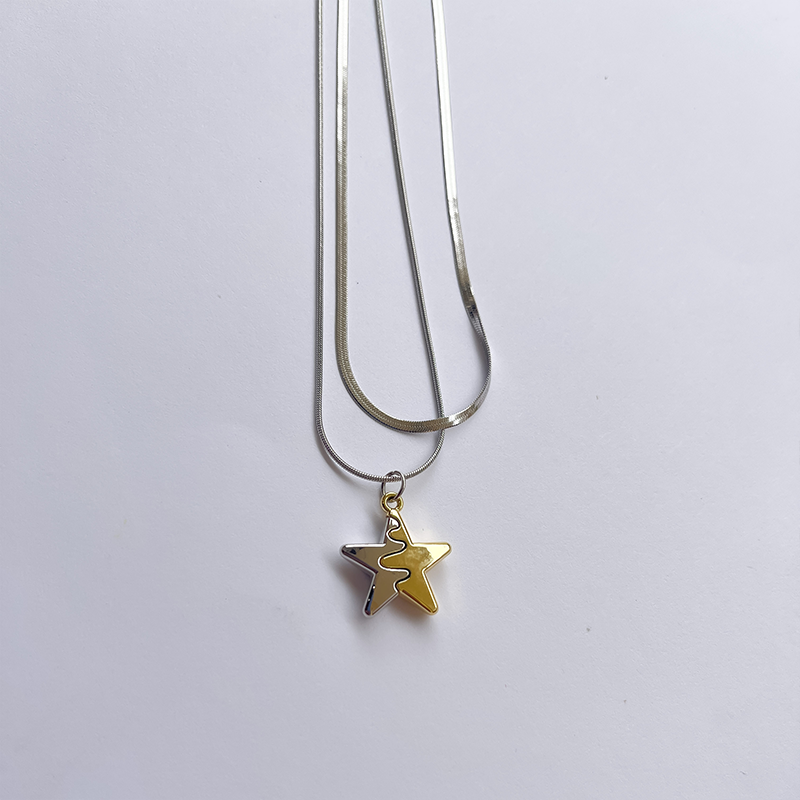 Starry Dual-Tone Necklace