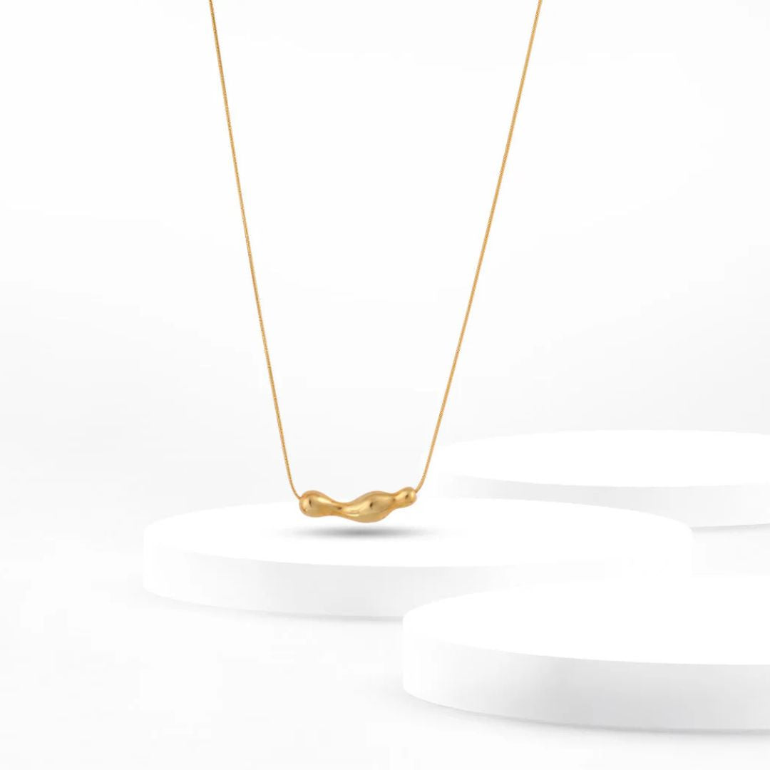 Modern Wave Necklace