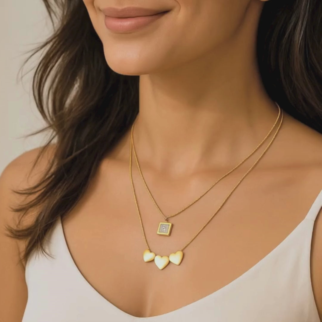 Heartbeats and Shimmers Necklace